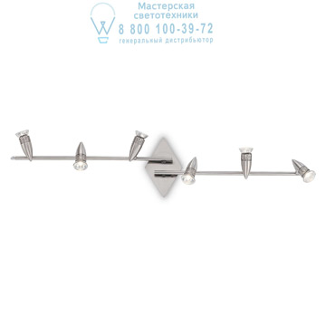 Ideal Lux 006338 ALFA PL6 NICKEL потолочный светильник Ideal Lux 006338 ALFA PL6 NICKEL потолочный светильник