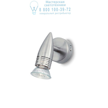 Ideal Lux 009377 ALFA AP1 NICKEL накладной светильник Ideal Lux 009377 ALFA AP1 NICKEL накладной светильник