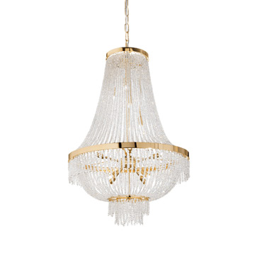 Ideal Lux 113197 AUGUSTUS SP12 ORO подвесной светильник 