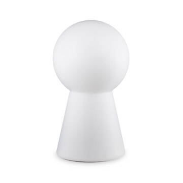 Ideal Lux 131955 BIRILLO OUTDOOR TL1 уличный настольный светильник белый Ideal Lux 131955 BIRILLO OUTDOOR TL1 уличный настольный светильник белый