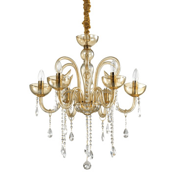 Ideal Lux 114521 CANALETTO SP6 AMBRA подвесной светильник янтарный Ideal Lux 114521 CANALETTO SP6 AMBRA подвесной светильник янтарный