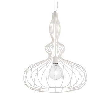 Ideal Lux 220604 CLARISSA SP1 BIANCO подвесной светильник белый