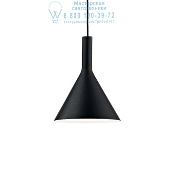 Ideal Lux 074344 COCKTAIL SP1 SMALL NERO подвесной светильник черный