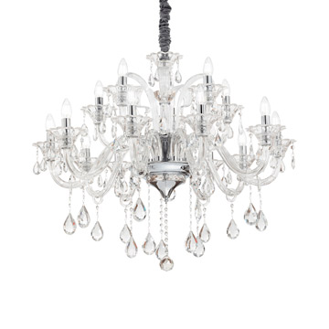Ideal Lux 114170 COLOSSAL SP15 TRASPARENTE подвесной светильник прозрачный