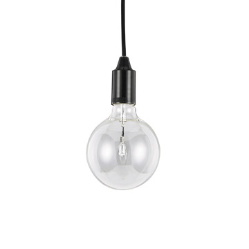Ideal Lux 113319 EDISON SP1 NERO подвесной светильник черный Ideal Lux 113319 EDISON SP1 NERO подвесной светильник черный