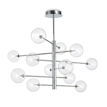 Ideal Lux 200118 EQUINOXE SP12 CROMO подвесной светильник хром