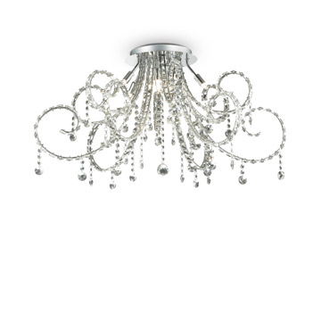 Ideal Lux 089454 FIORE PL10 потолочный светильник хром Ideal Lux 089454 FIORE PL10 потолочный светильник хром