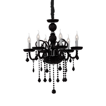 Ideal Lux 032504 GIUDECCA SP6 NERO подвесной светильник черный