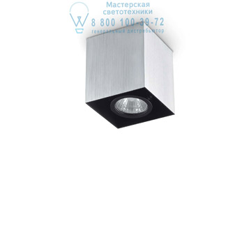 Ideal Lux 140926 MOOD PL1 SMALL SQUARE ALLUMINIO потолочный светильник алюминий Ideal Lux 140926 MOOD PL1 SMALL SQUARE ALLUMINIO потолочный светильник алюминий