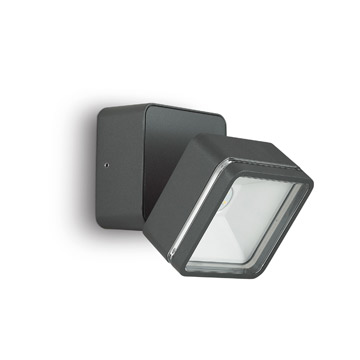 Ideal Lux 172514 OMEGA SQUARE AP1 ANTRACITE уличный накладной светильник Ideal Lux 172514 OMEGA SQUARE AP1 ANTRACITE уличный накладной светильник