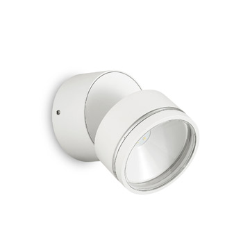 Ideal Lux 172538 OMEGA ROUND AP1 BIANCO уличный накладной светильник белый Ideal Lux 172538 OMEGA ROUND AP1 BIANCO уличный накладной светильник белый