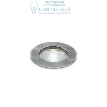 Ideal Lux 032832 PARK PT1 ROUND SMALL уличный встраиваемый светильник сталь Ideal Lux 032832 PARK PT1 ROUND SMALL уличный встраиваемый светильник сталь