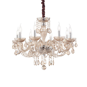 Ideal Lux 166889 ROSE SP8 подвесной светильник янтарный Ideal Lux 166889 ROSE SP8 подвесной светильник янтарный