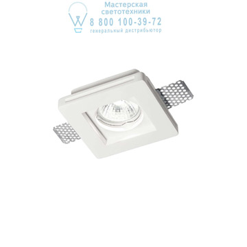 Ideal Lux 150291 SAMBA FI1 SQUARE SMALL встраиваемый светильник белый Ideal Lux 150291 SAMBA FI1 SQUARE SMALL встраиваемый светильник белый
