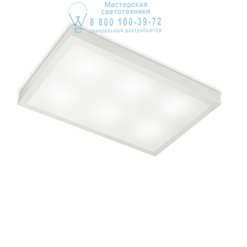 Ideal Lux 142180 UNION PL6 SQUARE потолочный светильник белый Ideal Lux 142180 UNION PL6 SQUARE потолочный светильник белый