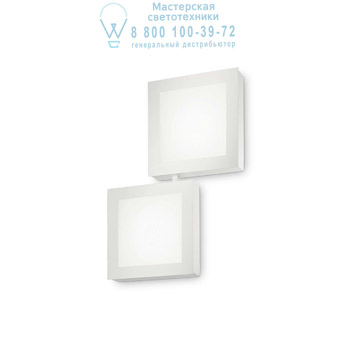 Ideal Lux 142197 UNION AP2 SQUARE накладной светильник белый Ideal Lux 142197 UNION AP2 SQUARE накладной светильник белый