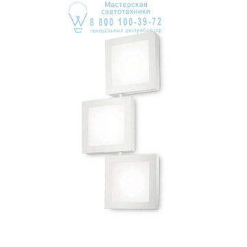 Ideal Lux 142203 UNION AP3 SQUARE накладной светильник белый Ideal Lux 142203 UNION AP3 SQUARE накладной светильник белый