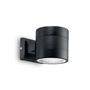 Иконка Ideal Lux 061450 SNIF AP1 ROUND NERO уличный накладной светильник черный