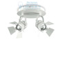 Иконка Ideal Lux 122274 CIAK AP2 BIANCO накладной светильник белый