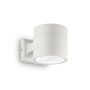 Иконка Ideal Lux 144283 SNIF AP1 ROUND BIANCO уличный накладной светильник белый