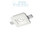 Иконка Ideal Lux 150291 SAMBA FI1 SQUARE SMALL встраиваемый светильник белый