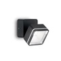 Иконка Ideal Lux 165370 OMEGA SQUARE AP1 NERO уличный накладной светильник черный