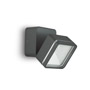 Иконка Ideal Lux 172514 OMEGA SQUARE AP1 ANTRACITE уличный накладной светильник 