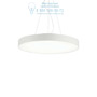 Иконка Ideal Lux 226743 HALO SP1 D60 3000K подвесной светильник белый